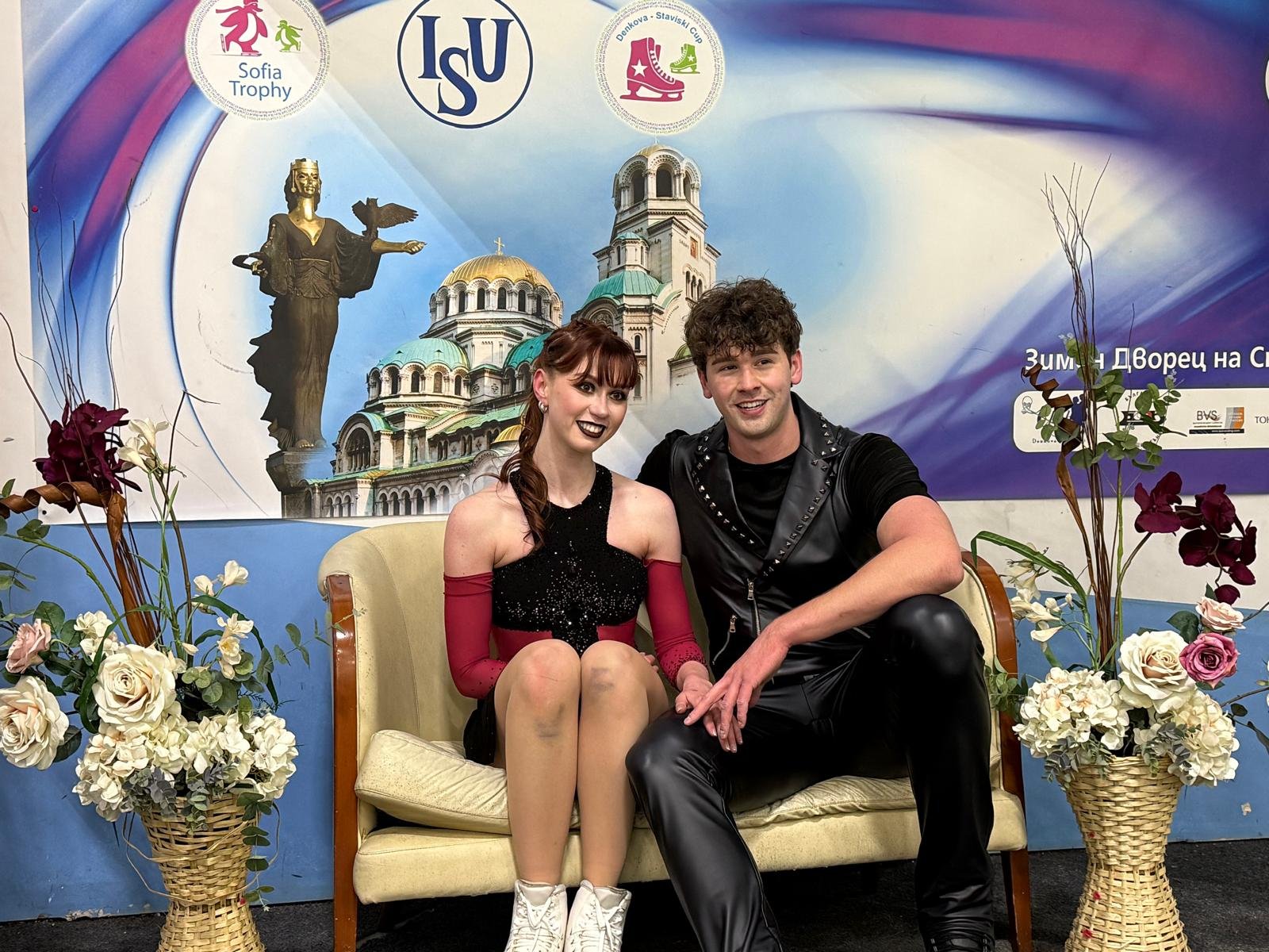Samantha and Daniel performing on the world stage